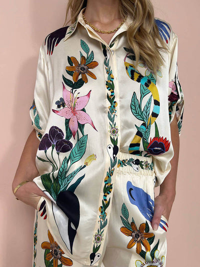 DolceMode | Unique Print Blouse