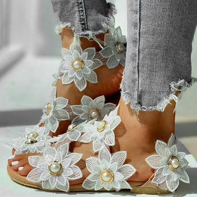 Naomi - Sandalen mit Blumenmuster für Frauen