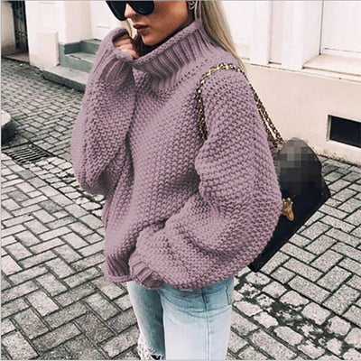 Elodie - Pullover met halfhoge kraag