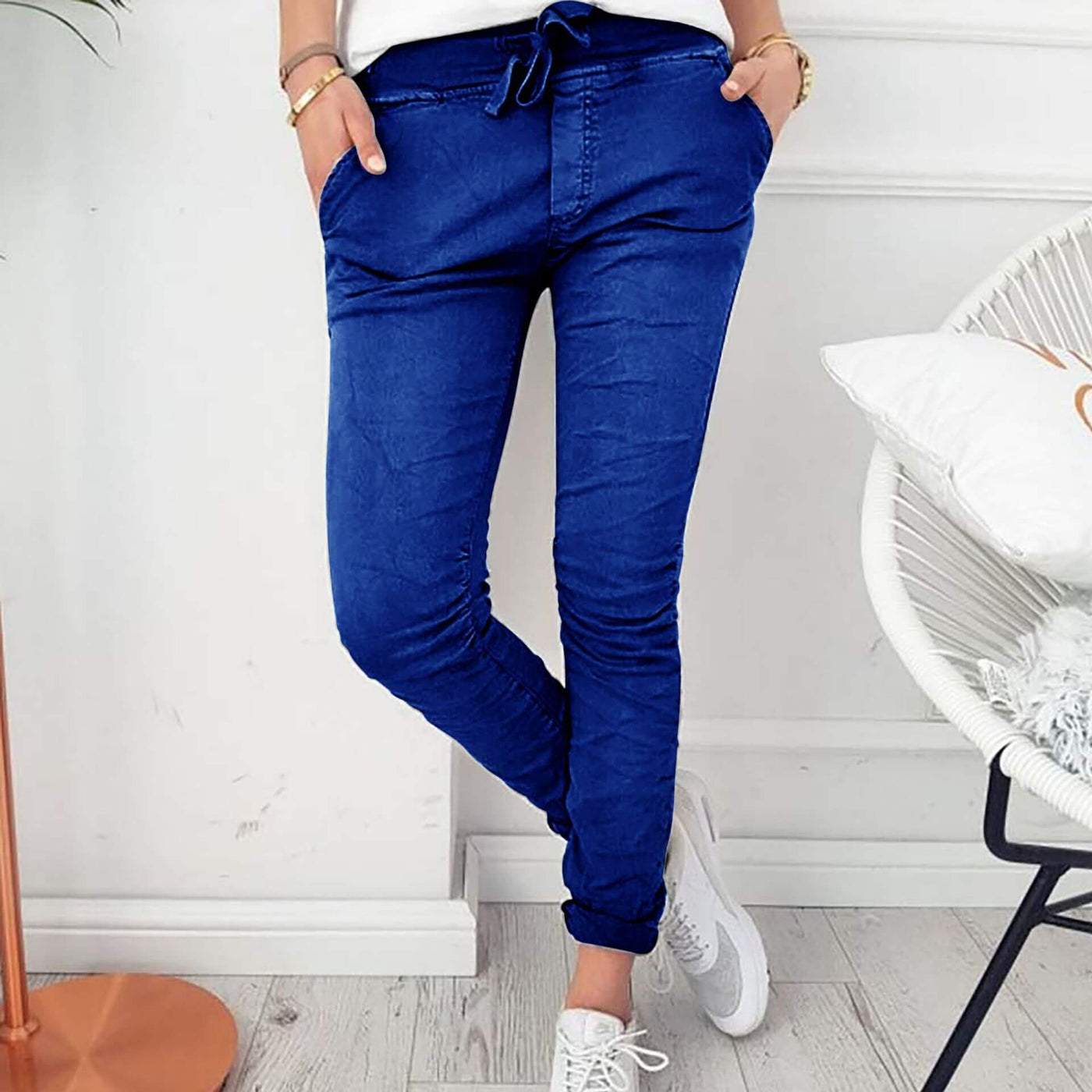 Heidi - Elasticated lightweight casual trousers