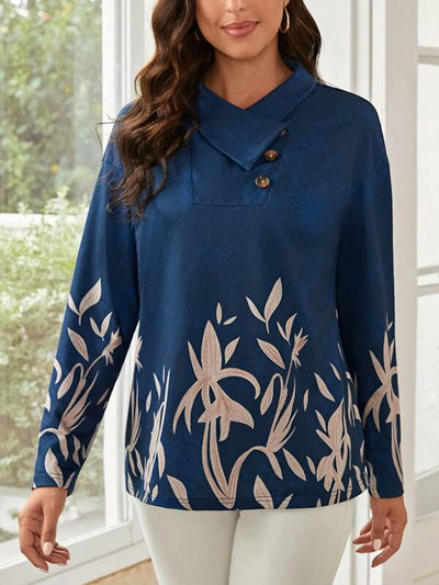 Leá Martin® - Elegant Vrouwen V-ringning Blouse