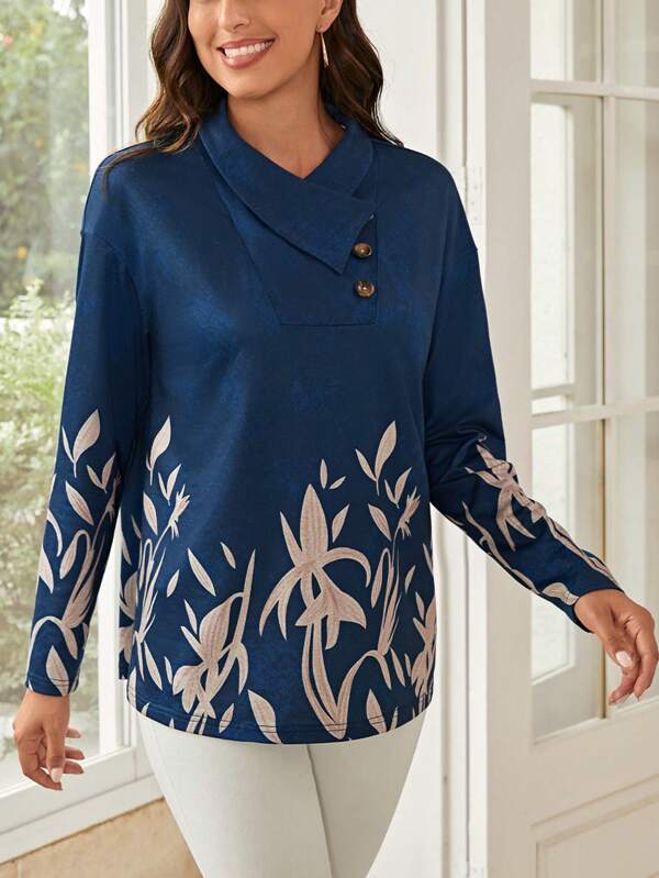 Leá Martin® - Elegant Vrouwen V-ringning Blouse