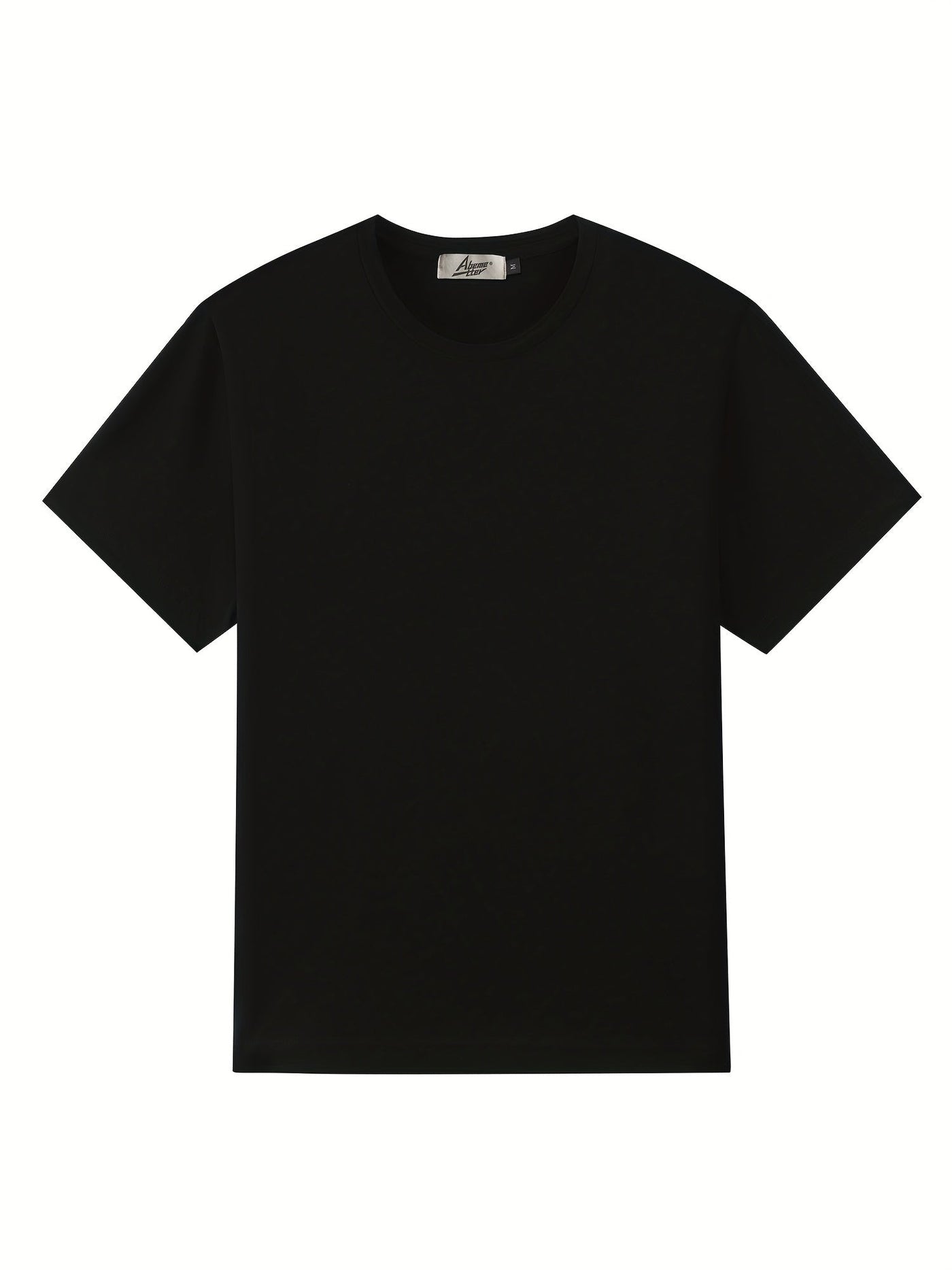 Schwarzes Basic T-Shirt für Herren - Max