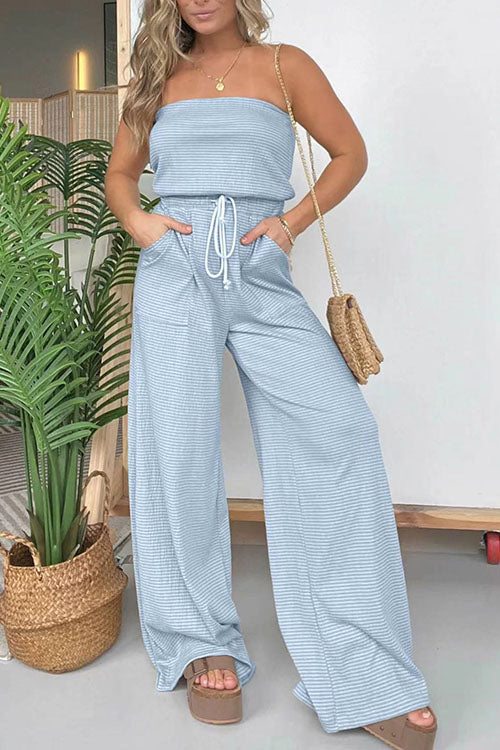 Lottie | Gestreepte Jumpsuit