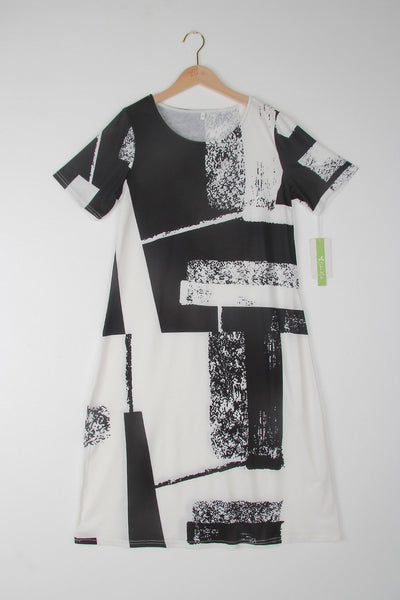 AbstractArtistry A-Linien Kleid