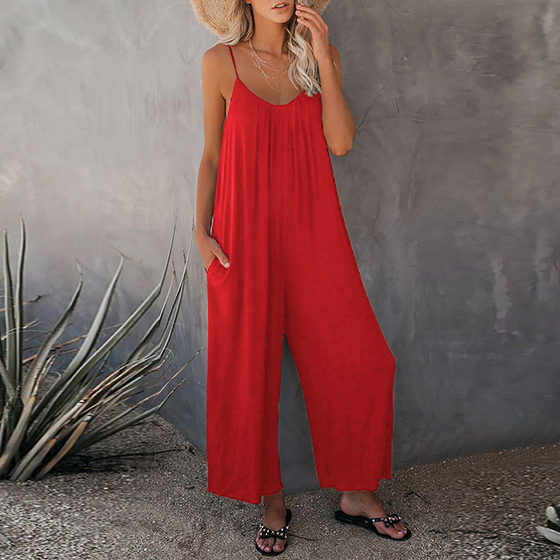 Amber - Roter Sommer-Overall