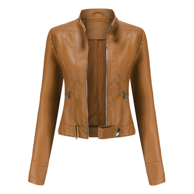 Elegante Winterlederjacke - Saska