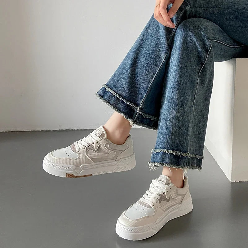 DolceMode | Damen Sneaker mit erhöhter Sohle