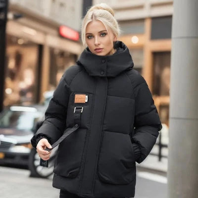 Montha - Kapuzen-Pufferjacke