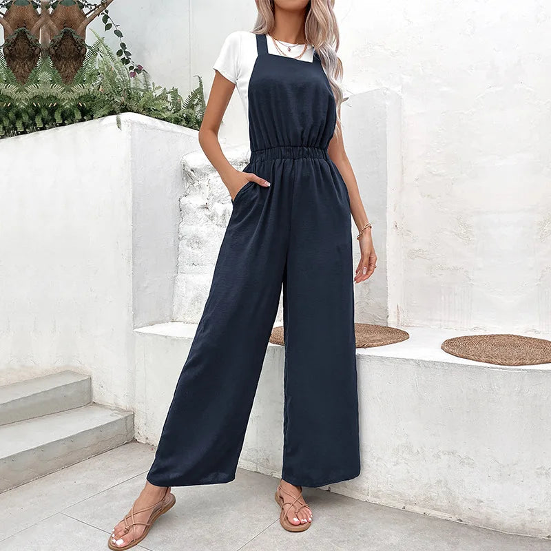 Caroline – Overall mit weitem Bein