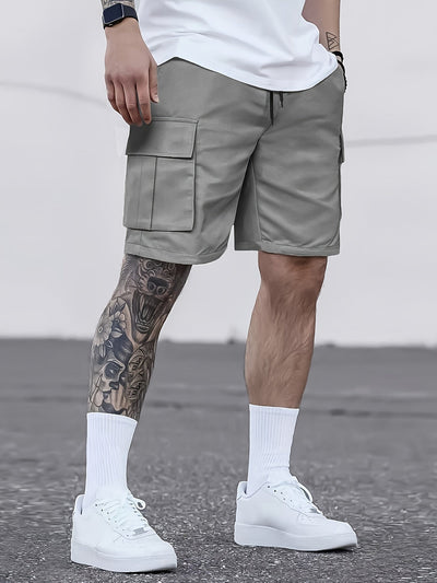 Herren Cargo-Bermudashorts in Beige