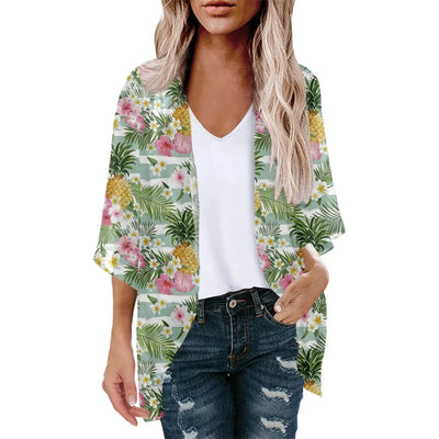 MODA rode eenvoudige ademende lange zomer blouse