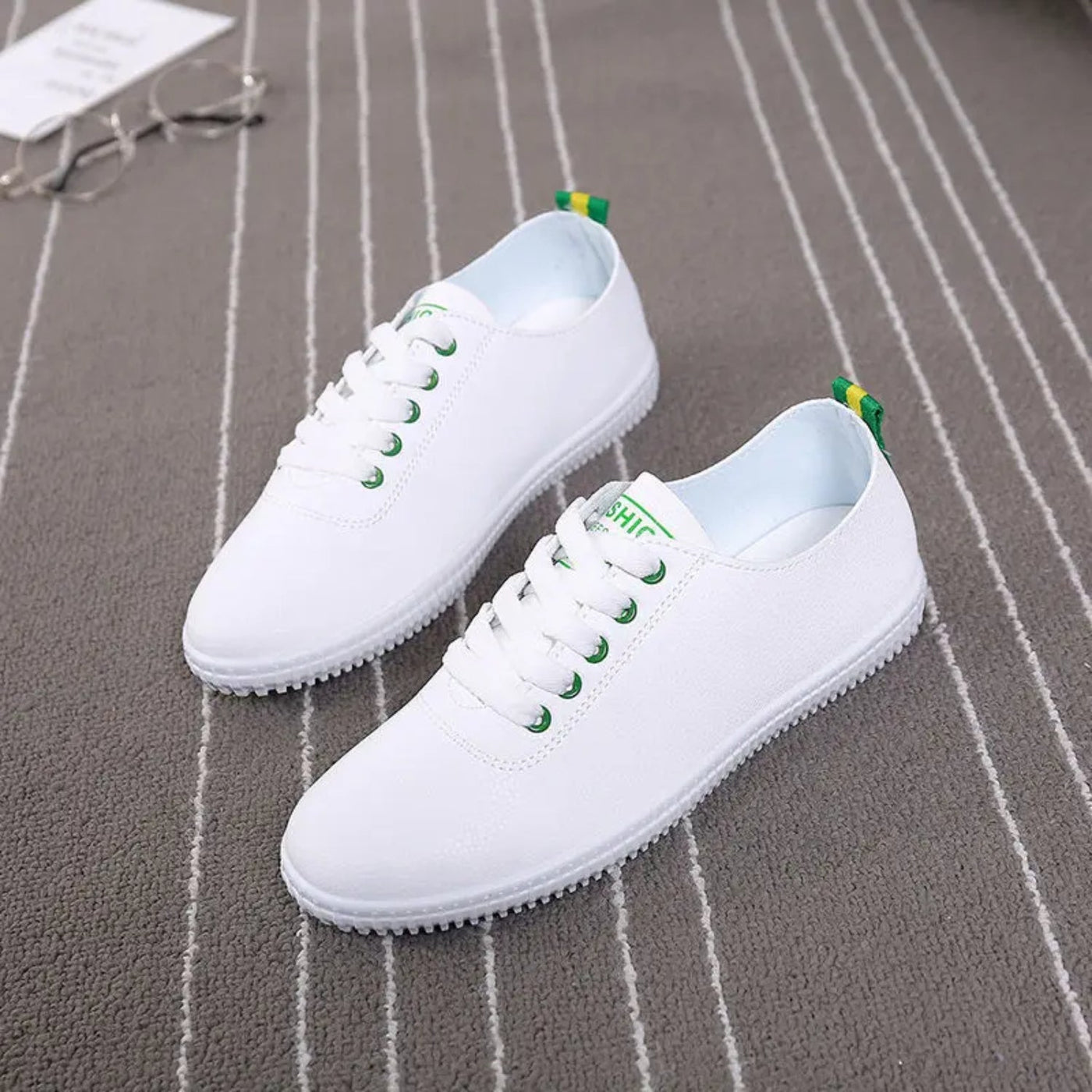 MODA antislip witte casual canvas schoenen wandelen