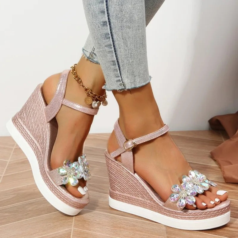 Billie - Frauen Sommer Wedge Heel Sandalen