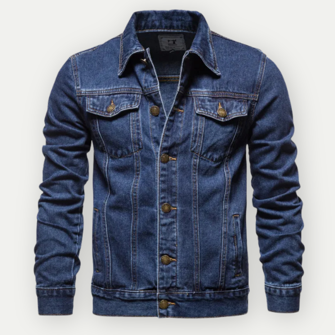 Klassische Denim Trucker Jacke für Männer - Pascal