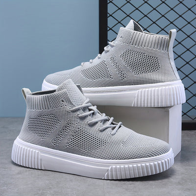 Schwarze High-Top-Sneaker - Jonas