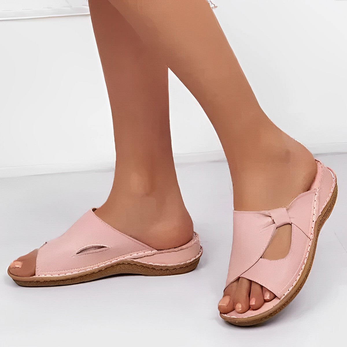 Alfryda - Orthopädische Leder-Sandalen