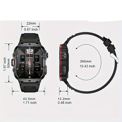 Robuste Smartwatch 4.7 cm - Max