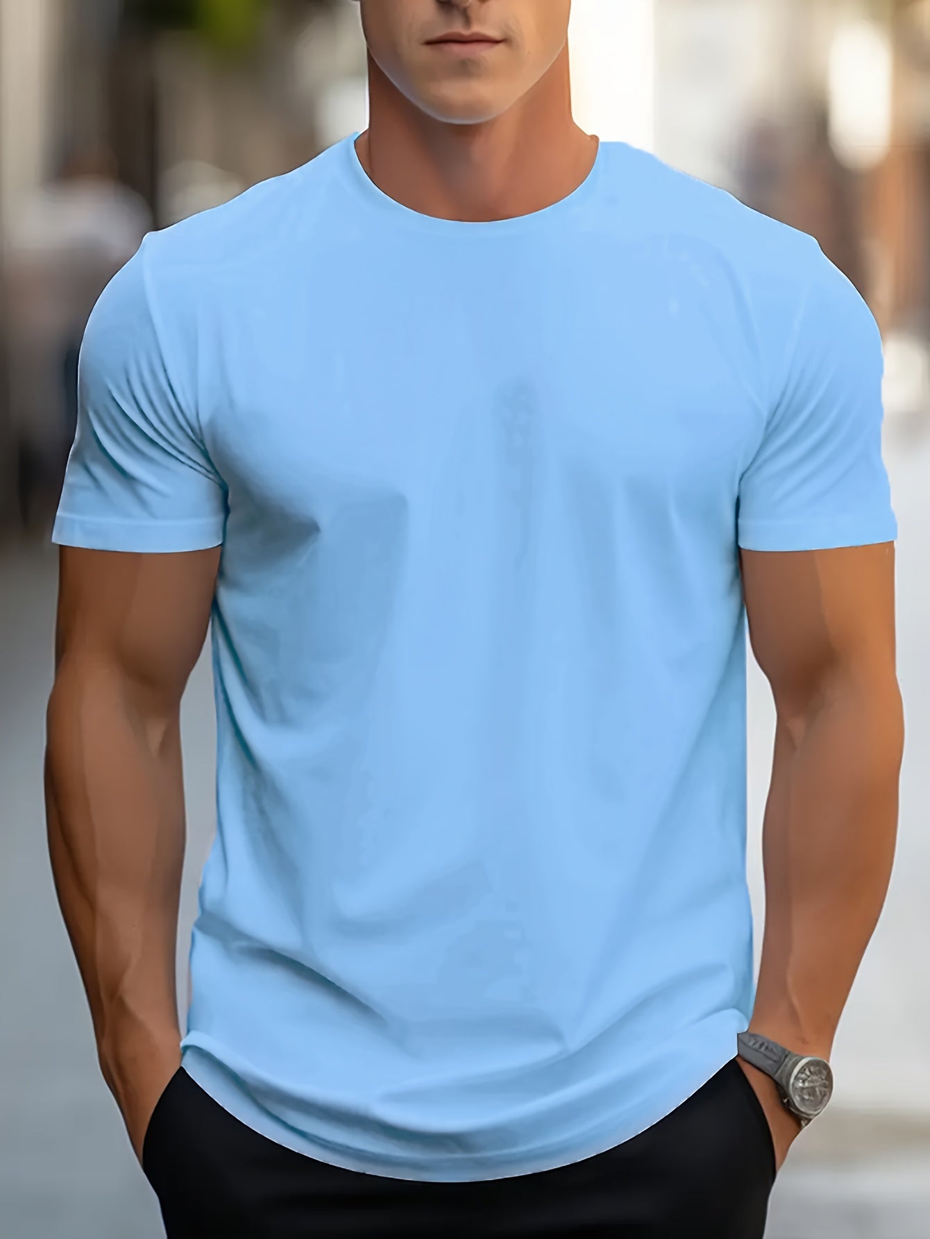 Weißes T-Shirt für Herren - Max