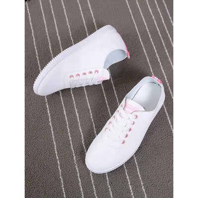 MODA antislip witte casual canvas schoenen wandelen