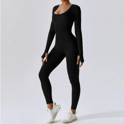 SleekSculpt®️ Langärmeliger Jumpsuit