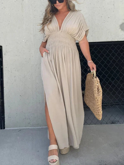 Lorena | Luxe Maxi Jurk met Split