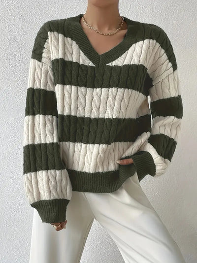 Sweater met losse schouders