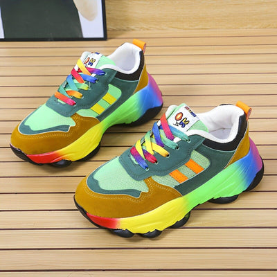 Iris™ Mehrfarbige Orthopädische Laufschuhe In Regenbogenfarben