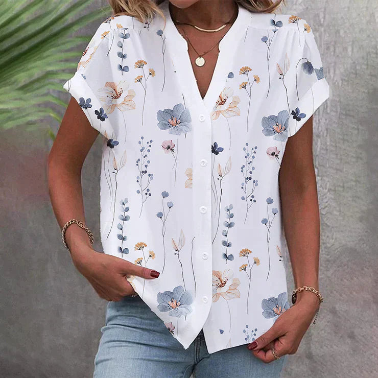 Millie's Bluse mit floralem Fusion-Muster