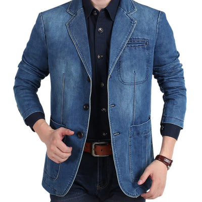 Peter – stylischer jeansblazer