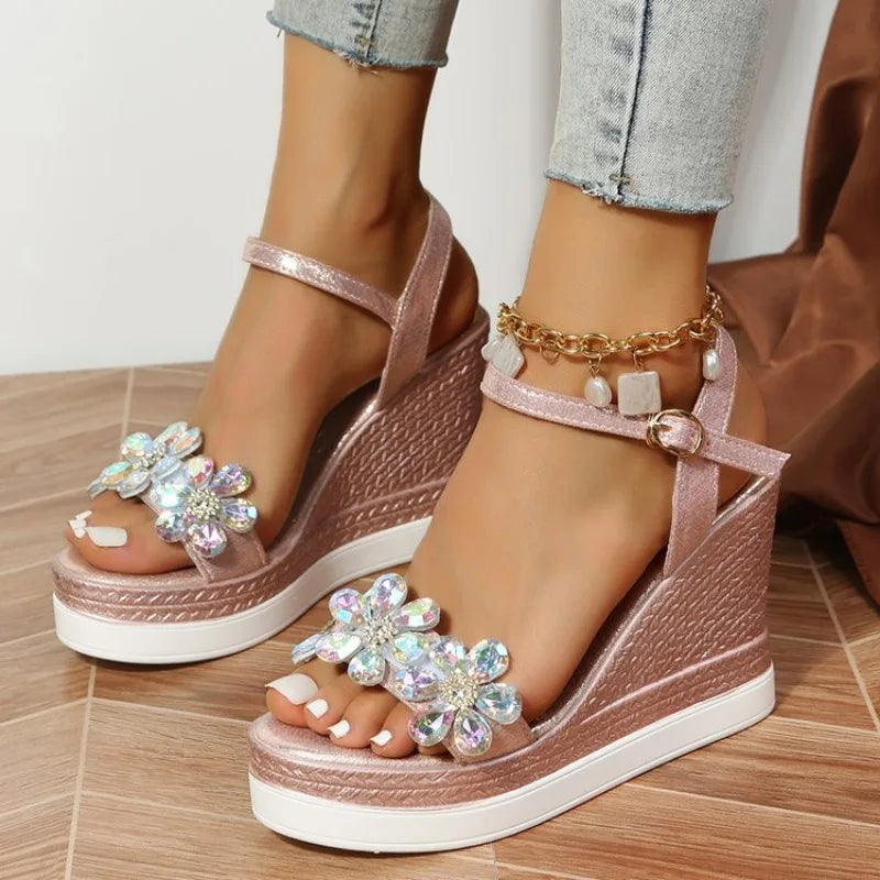 Billie - Frauen Sommer Wedge Heel Sandalen