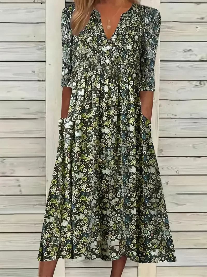 Celi - Schönes Maxikleid mit Falten