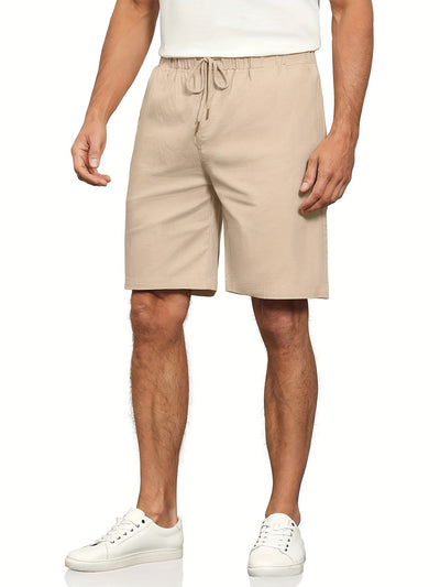 Khaki Sommer-Shorts für Herren - Tim