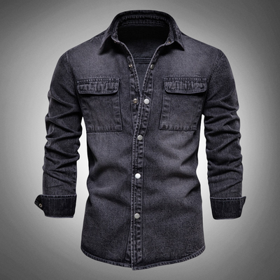 Denim Classic - Hellblaues Jeanshemd