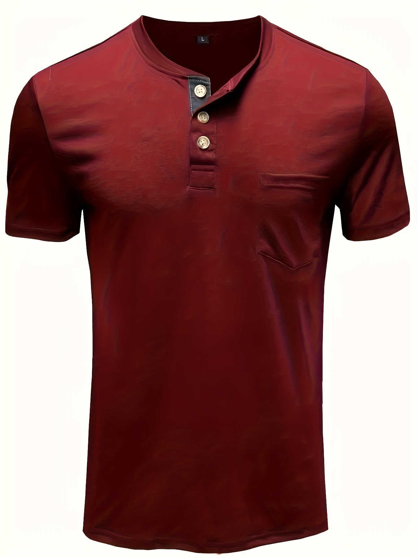 Henley-Shirt mit Knopfleiste - Markus