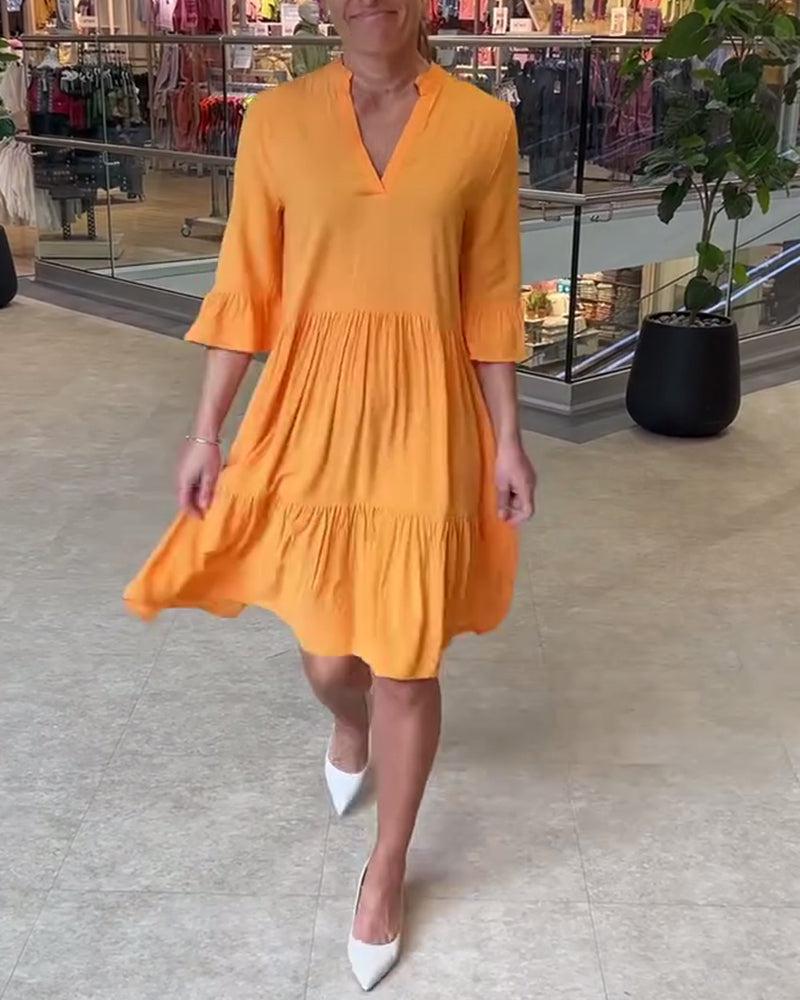 OrangeLeuchten Kleid