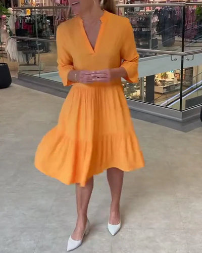 OrangeLeuchten Kleid