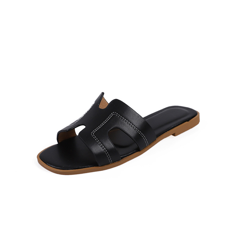 Anna™ Sandaal lederen zomersandalen met H logo