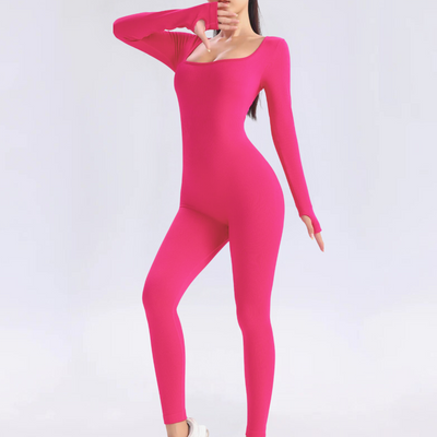 SleekSculpt®️ Langärmeliger Jumpsuit