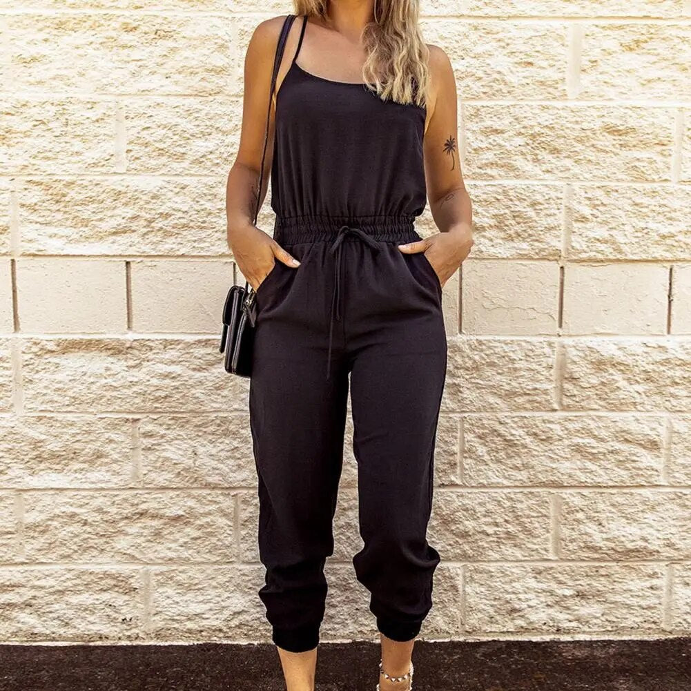 DolceMode | Spaghetti Strap Jumpsuit