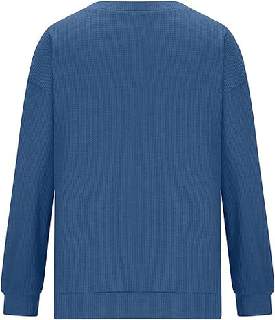 Pullover met lange mouwen en V-hals