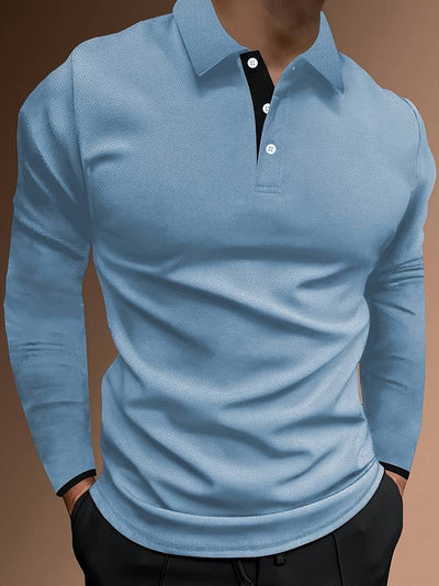 Benjamin - langarm-golfshirt für herren