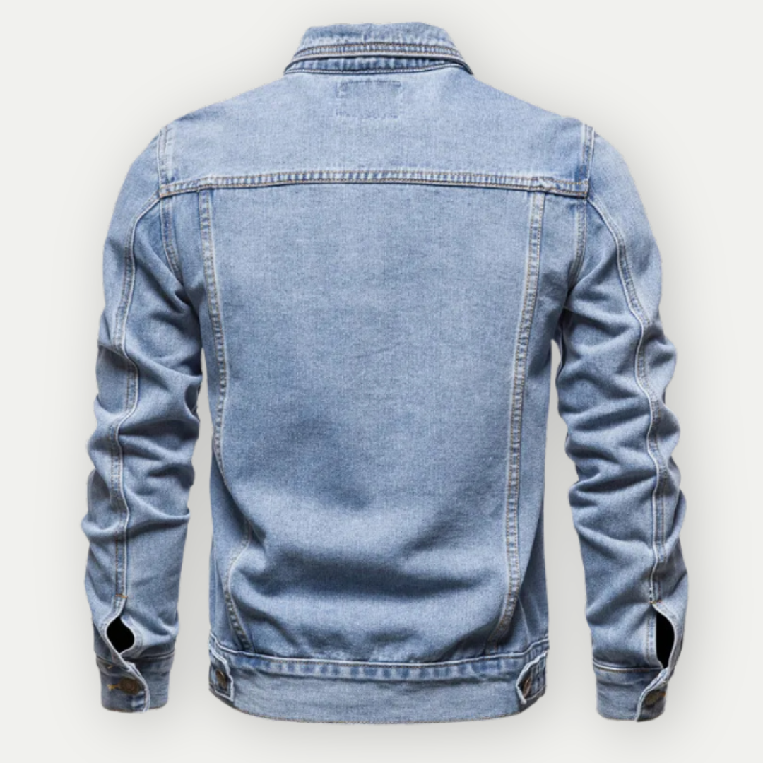 Klassische Denim Trucker Jacke für Männer - Pascal