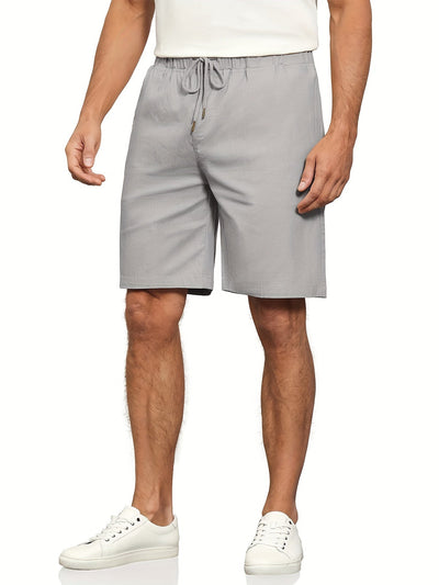 Khaki Sommer-Shorts für Herren - Tim