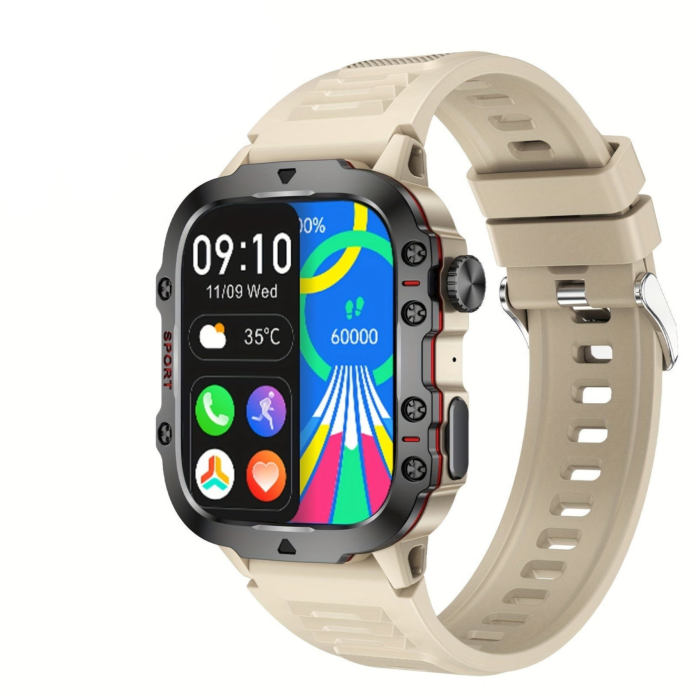 Robuste Smartwatch 4.7 cm - Max