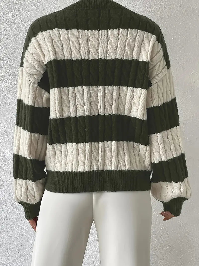 Sweater met losse schouders