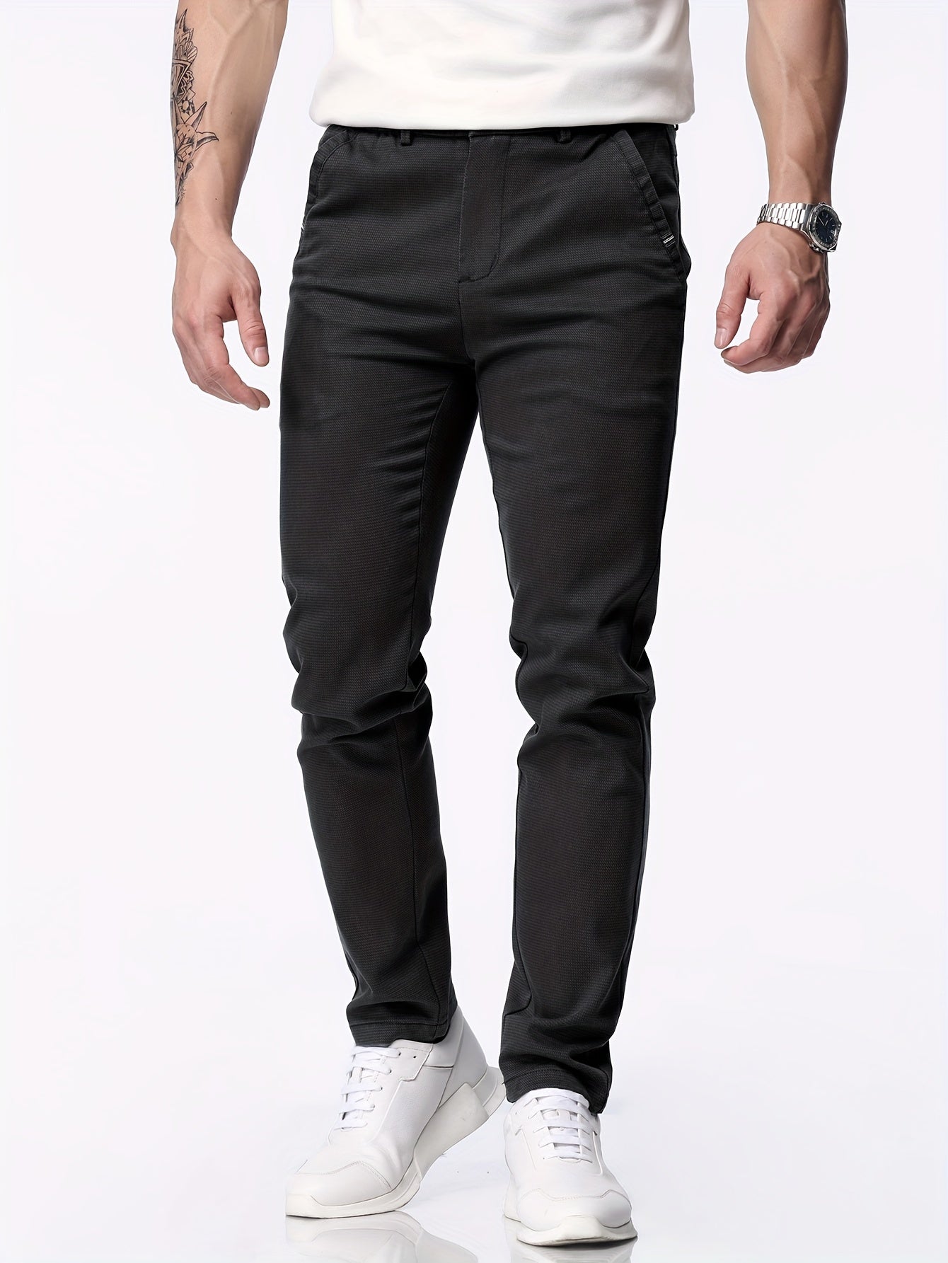 Herren Casual Skinny Hose aus Lyocell