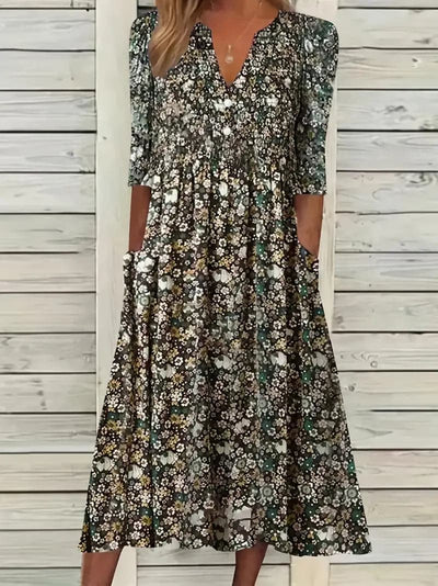 Celi - Schönes Maxikleid mit Falten