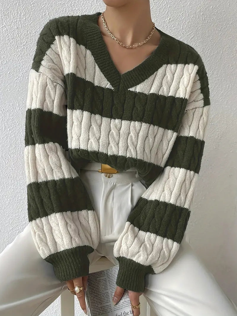 Sweater met losse schouders