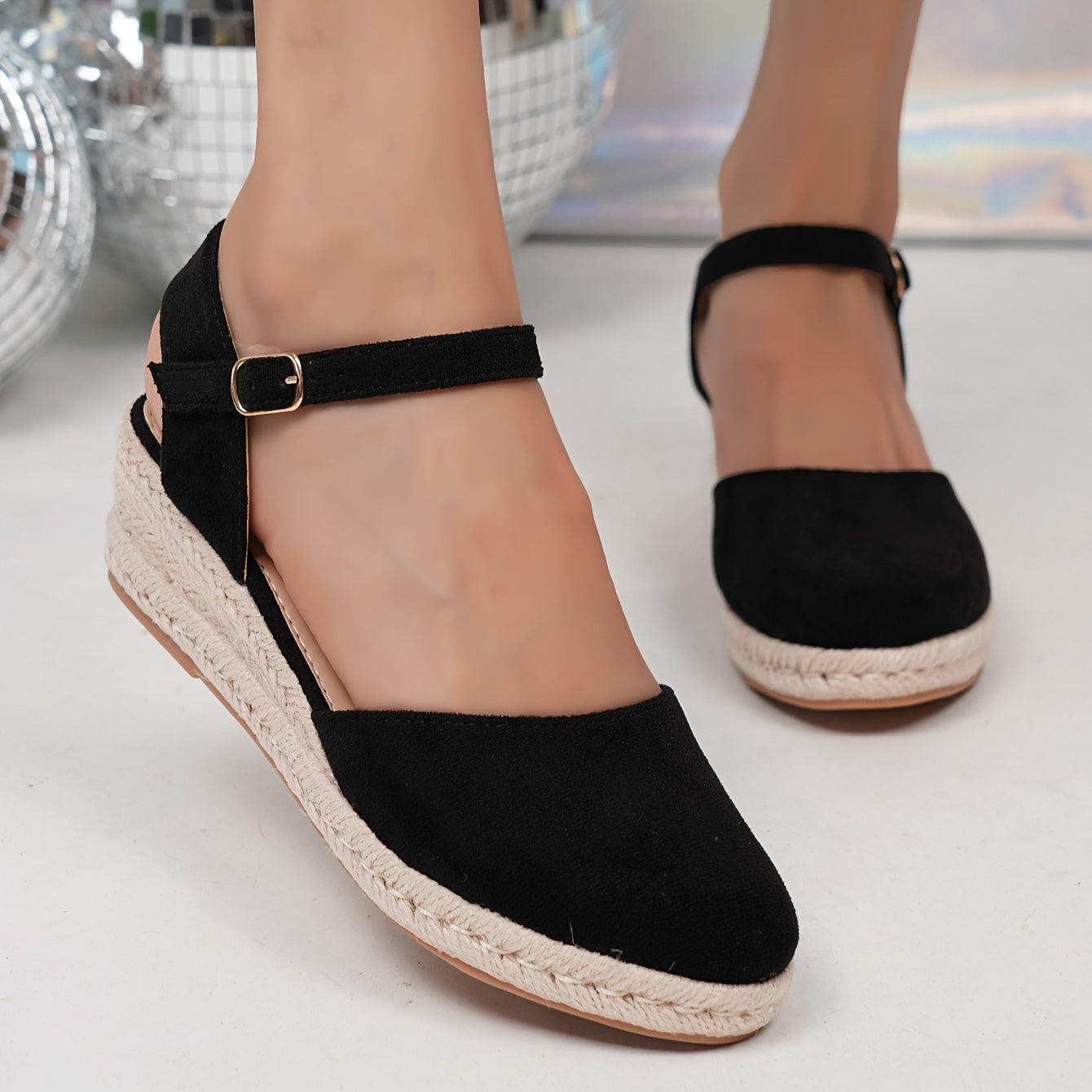 DolceMode | Espadrilles-Keilsandalen